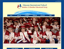 Tablet Screenshot of almeena-school.com